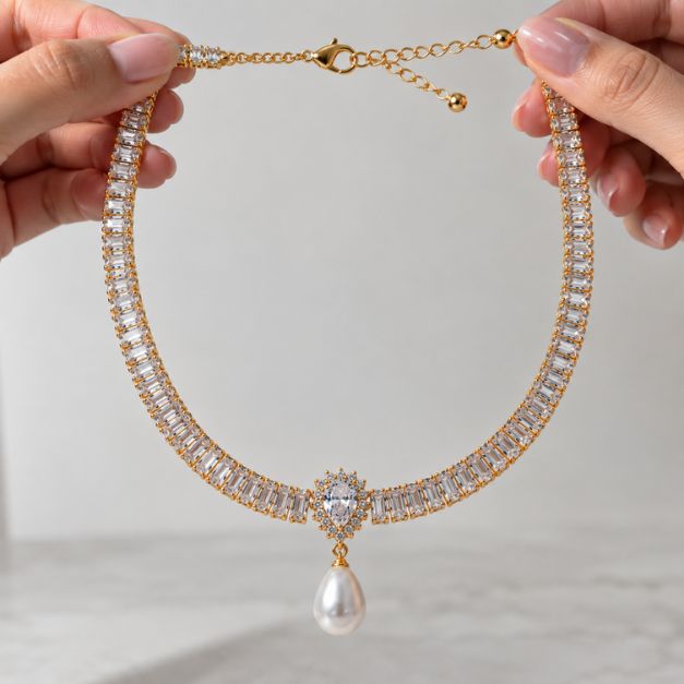 COLLAR CELESTE