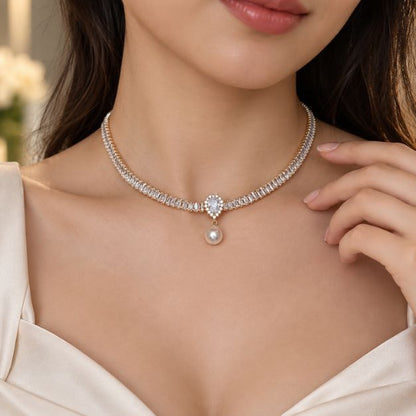 COLLAR CELESTE