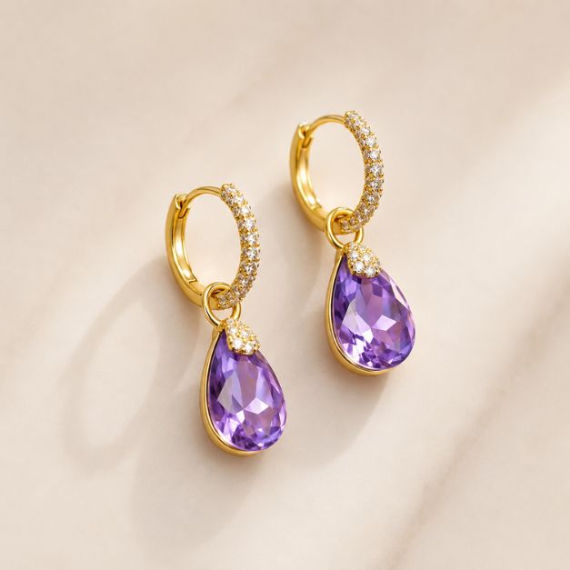 ARETES VIOLETA