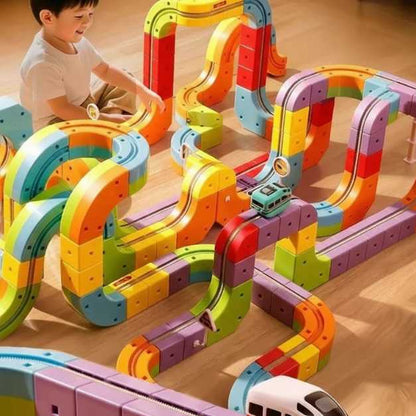 Pista Magnética Modular Educativa (150 PCS)