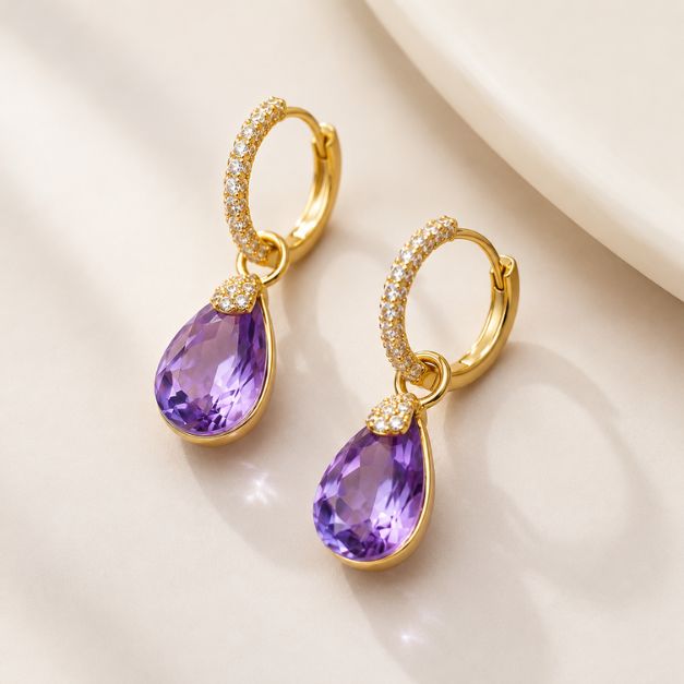 ARETES VIOLETA