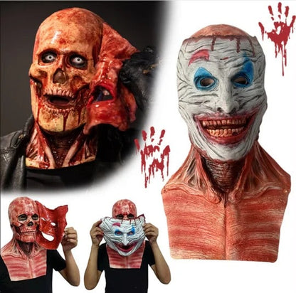 Horrible esqueleto Bioman o Mascara Jocker Doble Cara