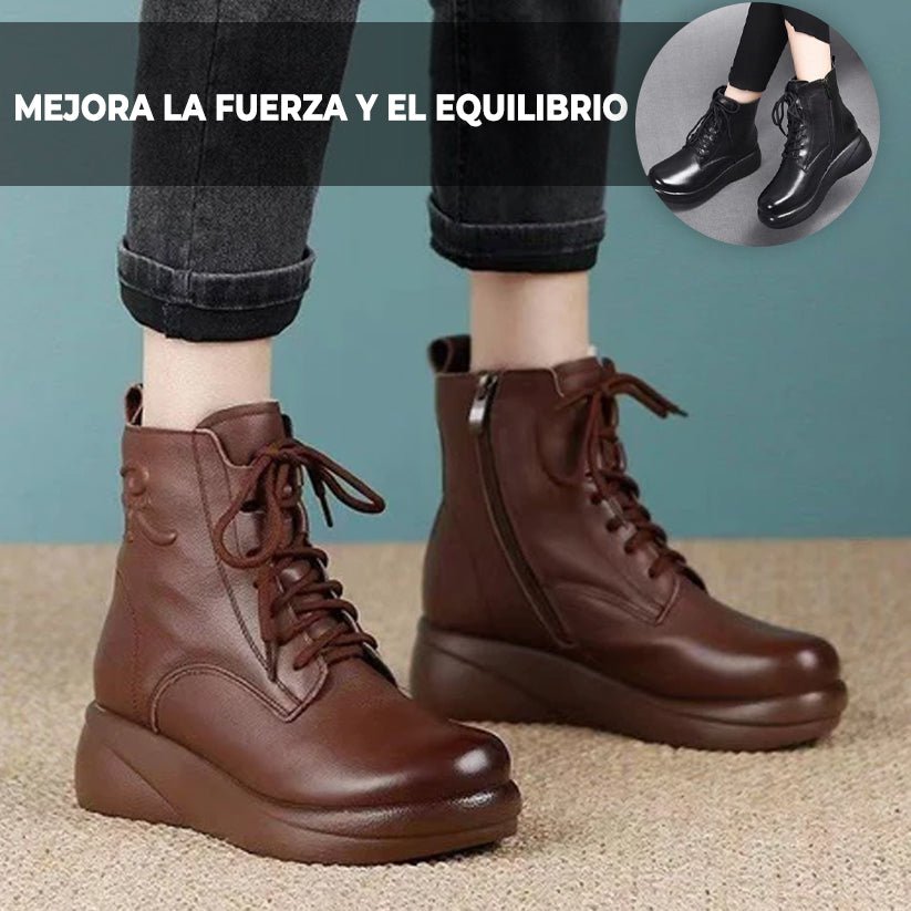 Botas Martin de Cuero Suave - Roselle Shoes