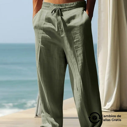 Pantalon de Lino - Roselle Shoes