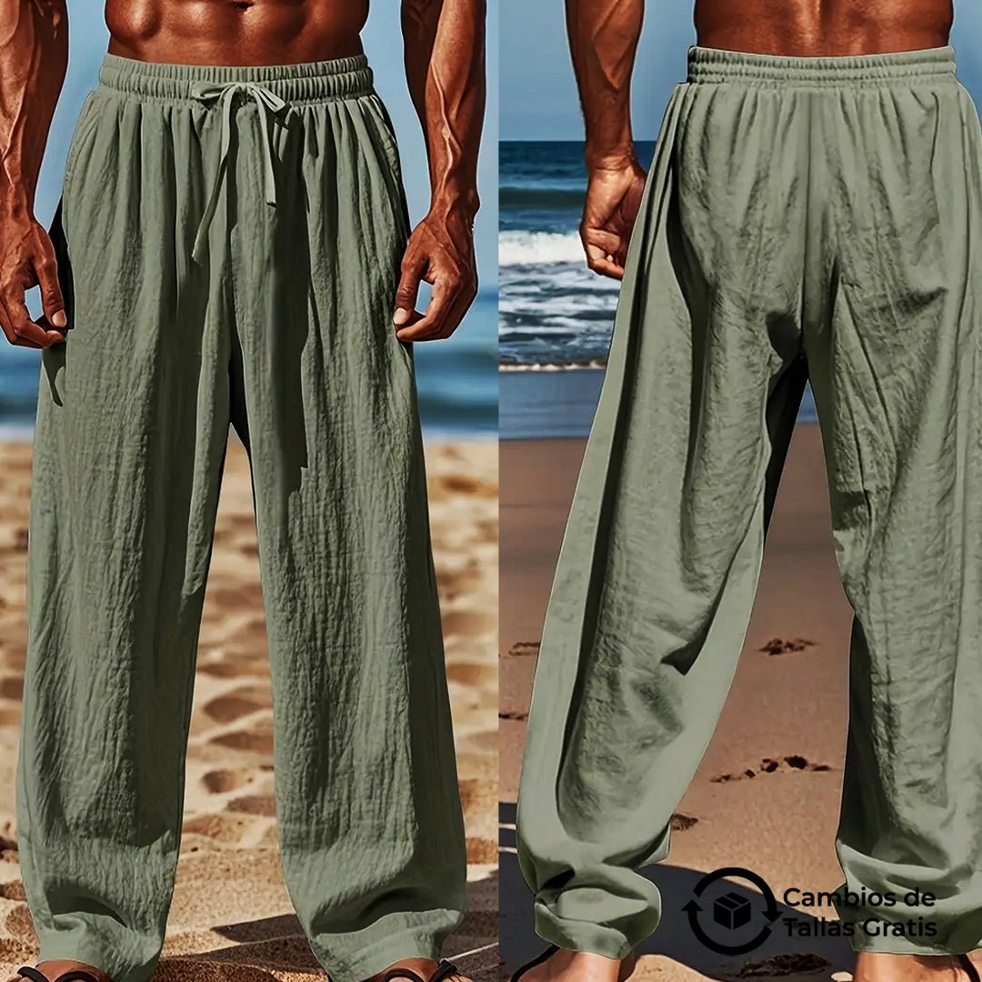 Pantalon de Lino - Roselle Shoes