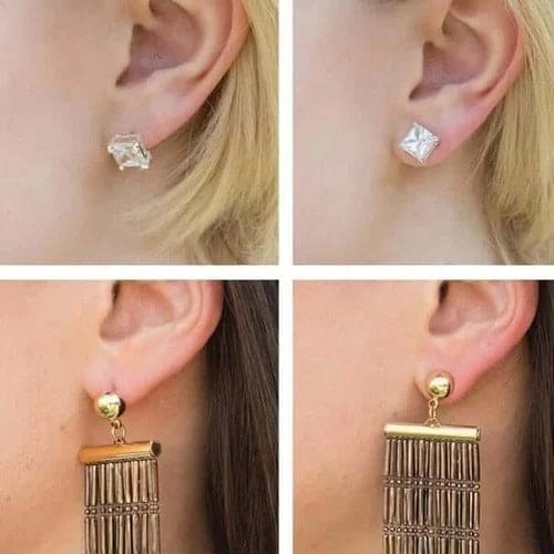 (1 Par) Nuevos elevadores de aretes